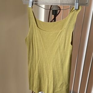 Light Green/Mustard Yellow Tank Top